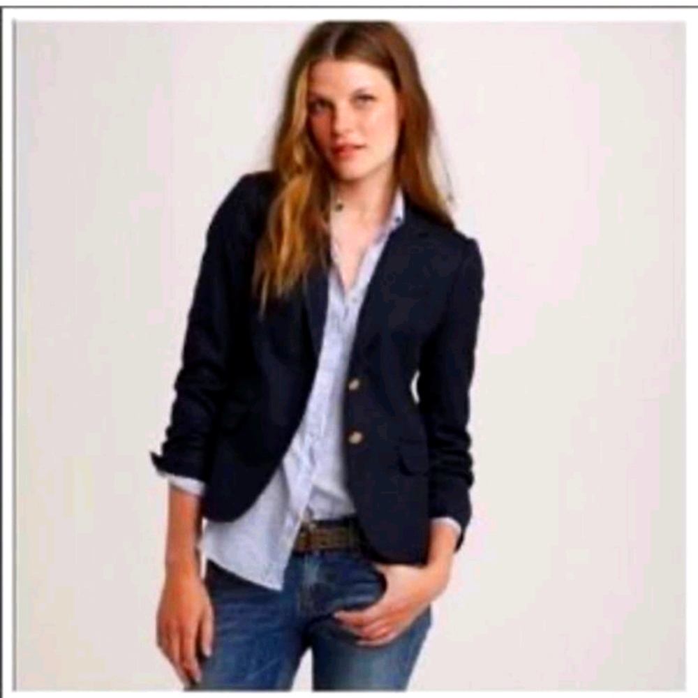 J. Crew  navy blue blazer size 8